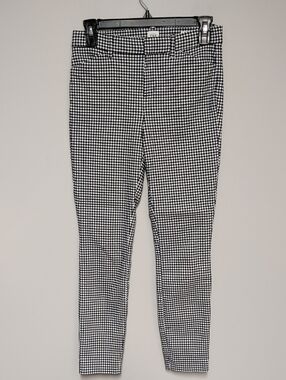 GAP Black & White Gingham Skinny Pants